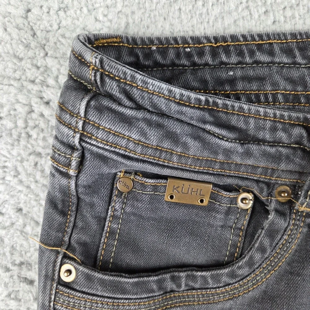 Kuhl‎ Jeans Mens 38x32 (37x32) Black Outlaw Selvage Denim Outdoor Cotton